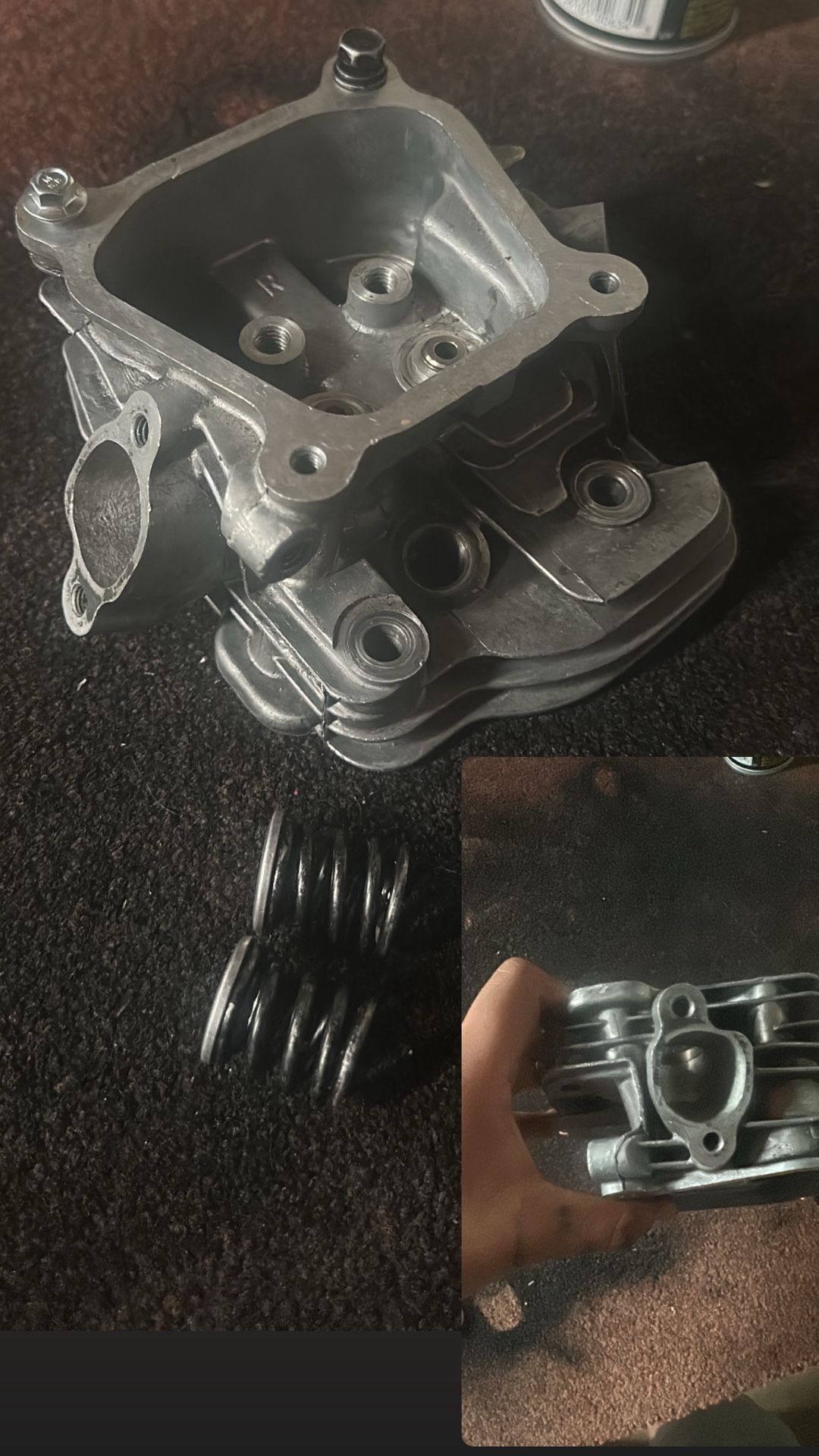 Ported 212 Head With 36 Pound Springs