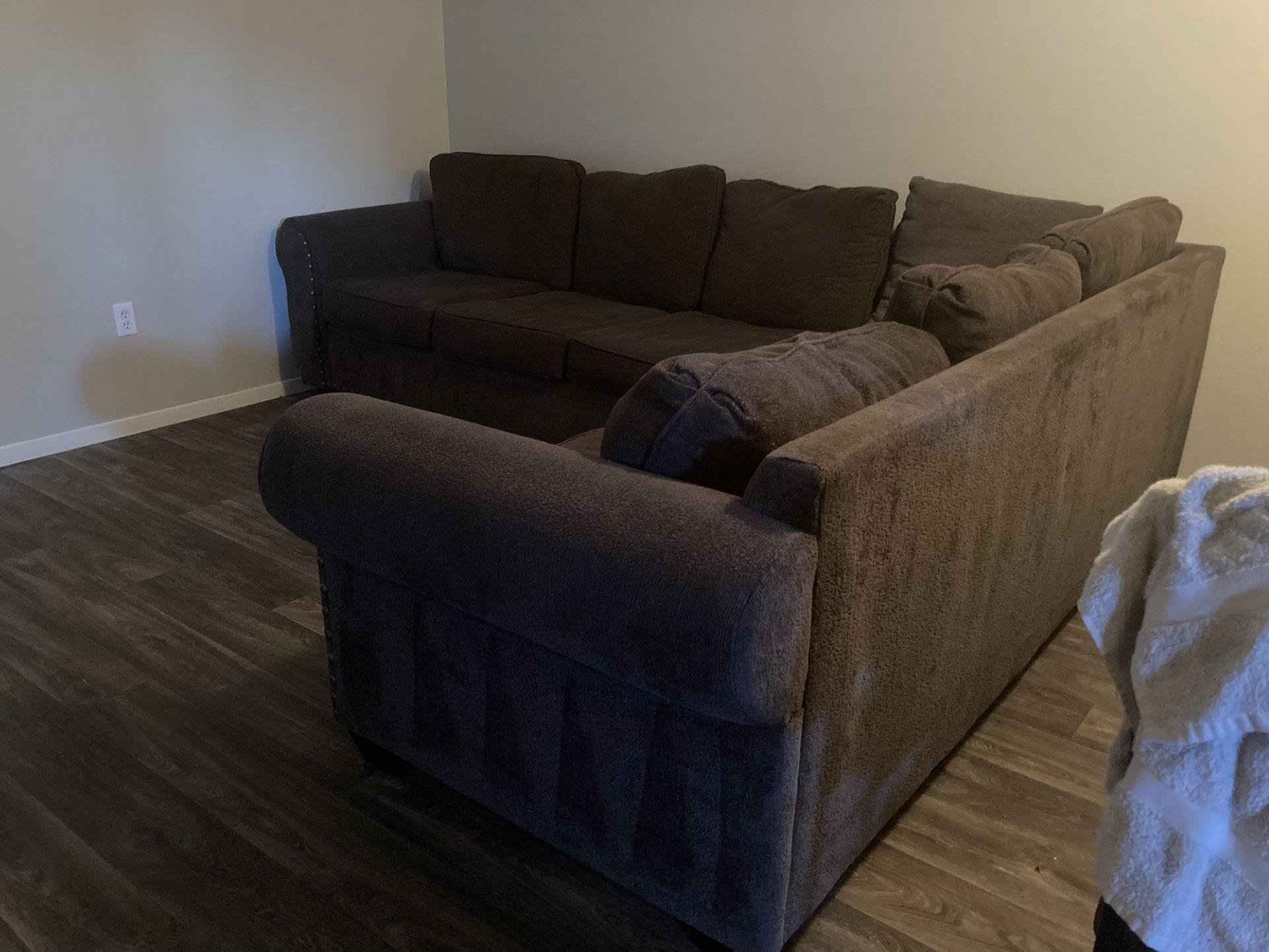 Brown Sectional Couch