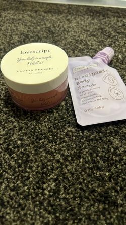 Love Scrips Lauren Frances Sugar Plum Body Polish , Frank Body Body Scrub