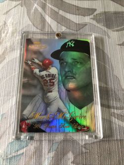 Mark McGuire Topps 1998 Gold Label Home Run Race Card