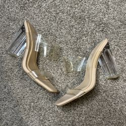 Clear Heels Size 7