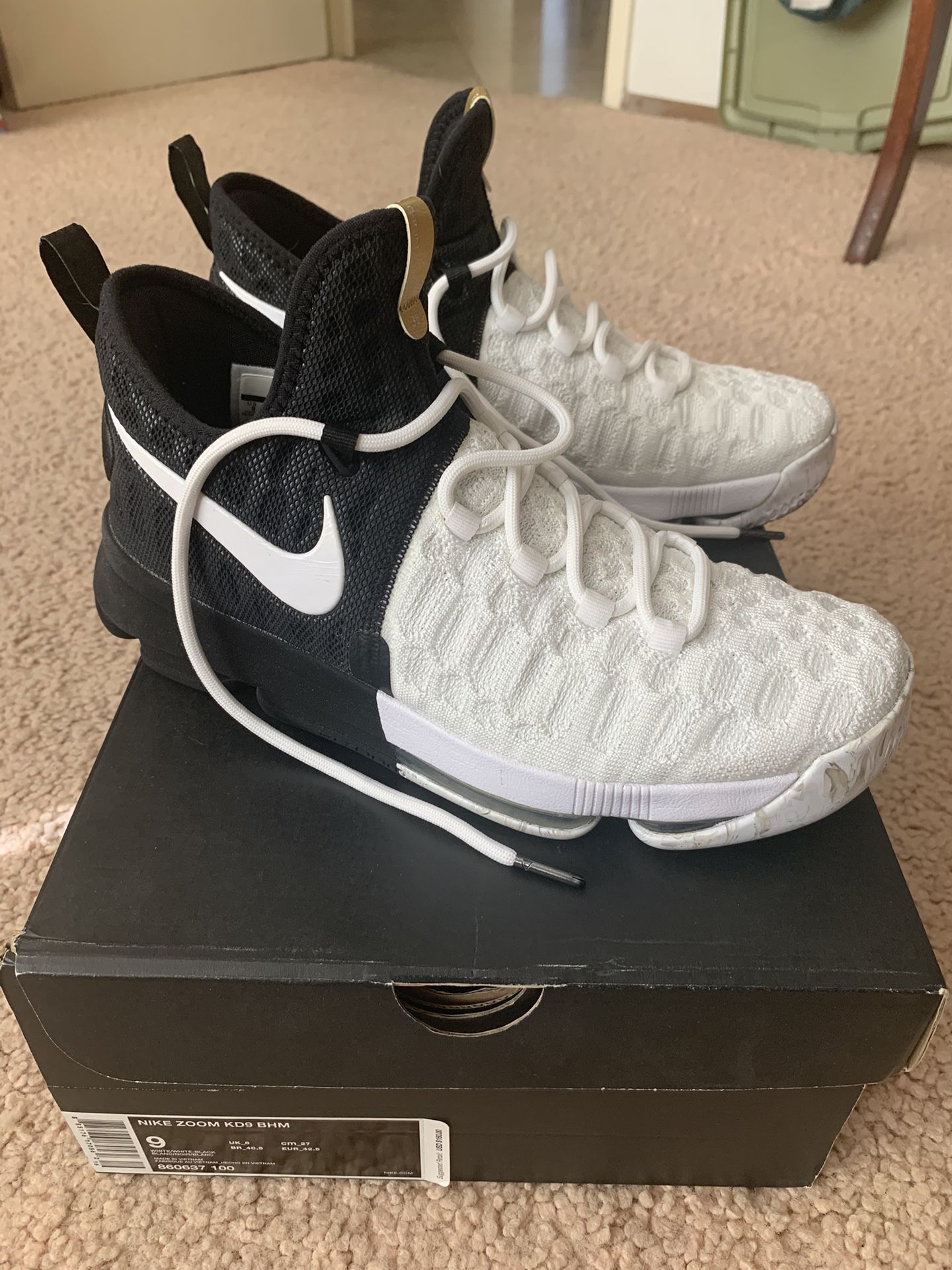 Nike Zoom KD9 BHM US Men’s 9