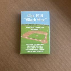 The 1919 Black Sox 25 Card Set 
