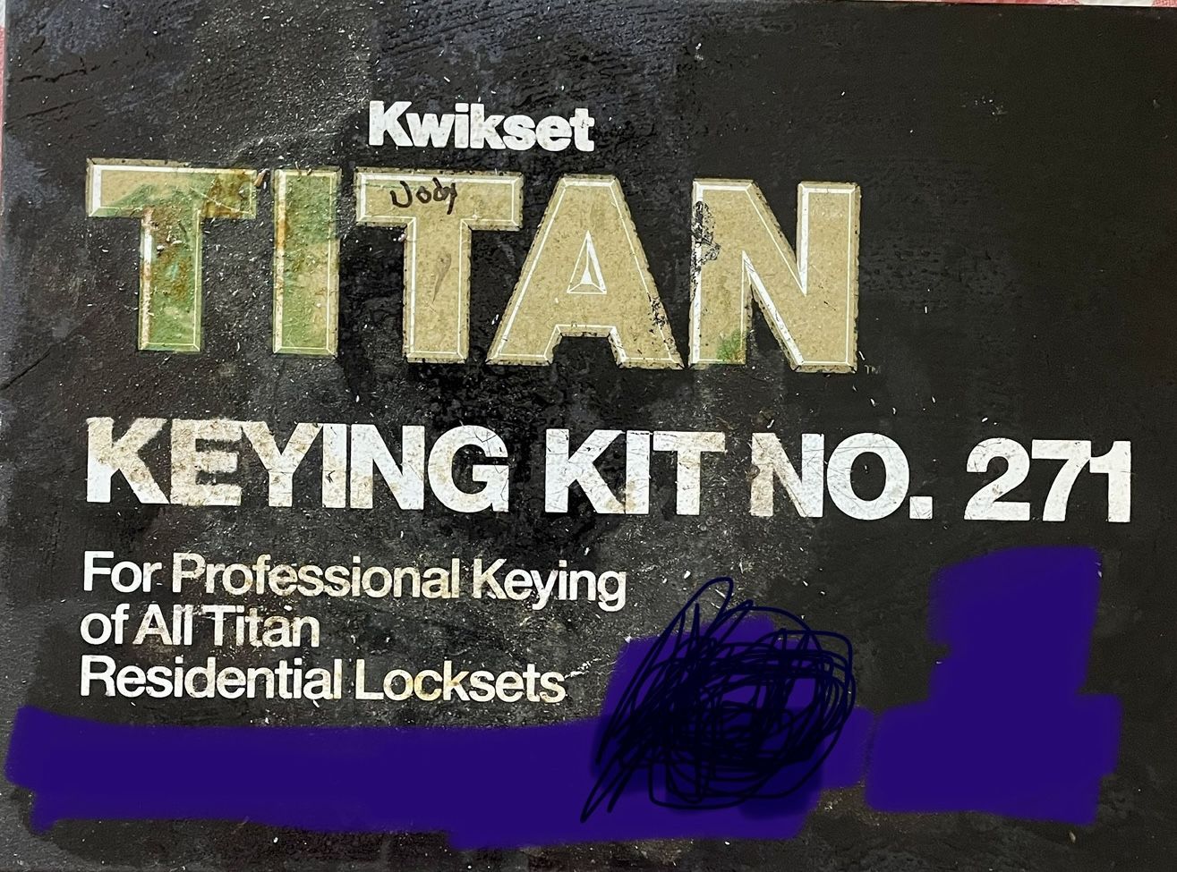 Titan Keying Kit # 271