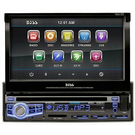 Boss Elite 340Watt 7" Touch Screen Dvd/Multimedia Car Stereo With Bluetooth Bv860b