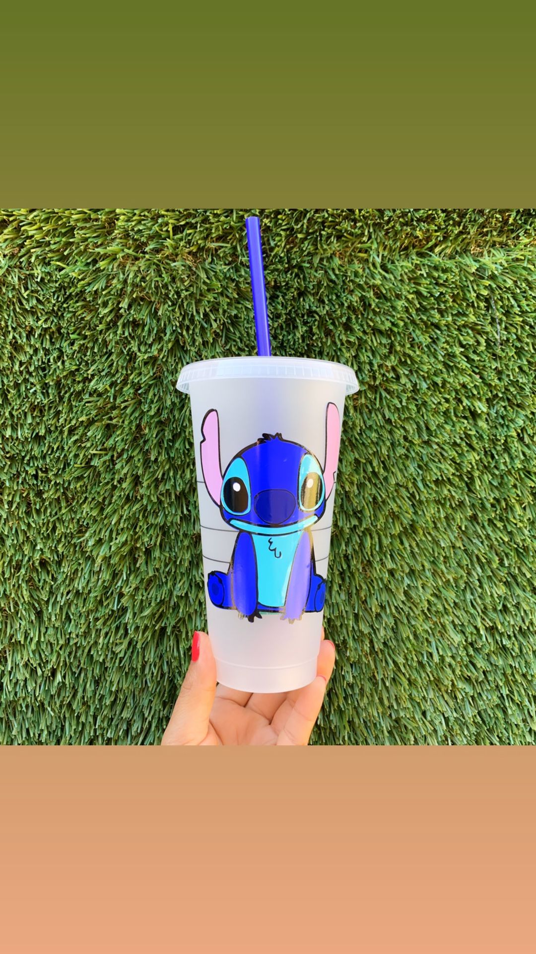 Disney Stitch cold cup
