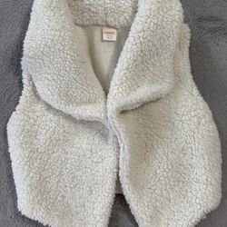 Size 7/8 Girls-Asymmetrical Sherpa Front Vest
