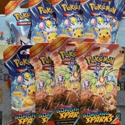 Pokémon 8 Packs Surging Sparks 🫡🌩️🐀