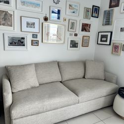 Crate And Barrel Gray Sofa