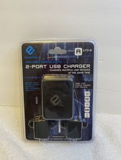 Brand NEW! EZ Collection 2-Port USB Charger Version A 2 FD-B