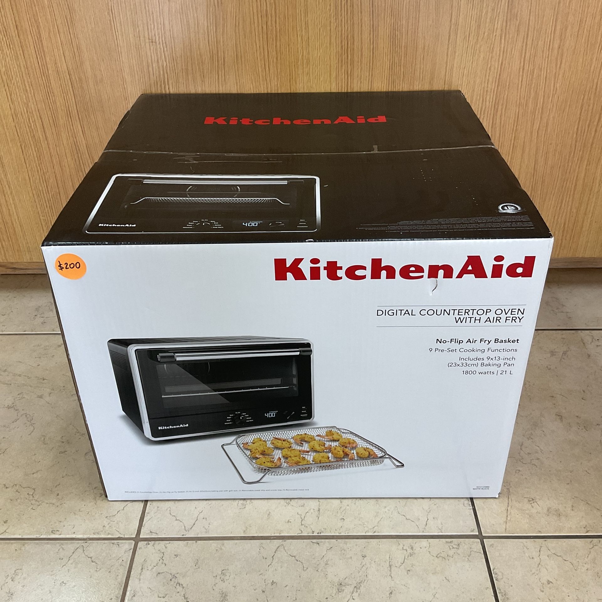 KITCHEN AID DIGITAL COUNTERTOP OVEN WITH AIR FRY