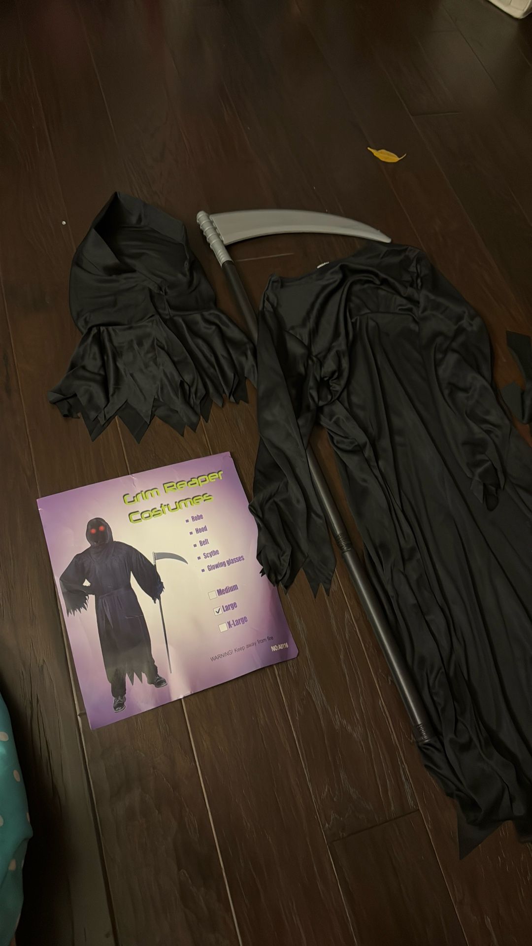 Costume Of The Death No Glowing Glasses