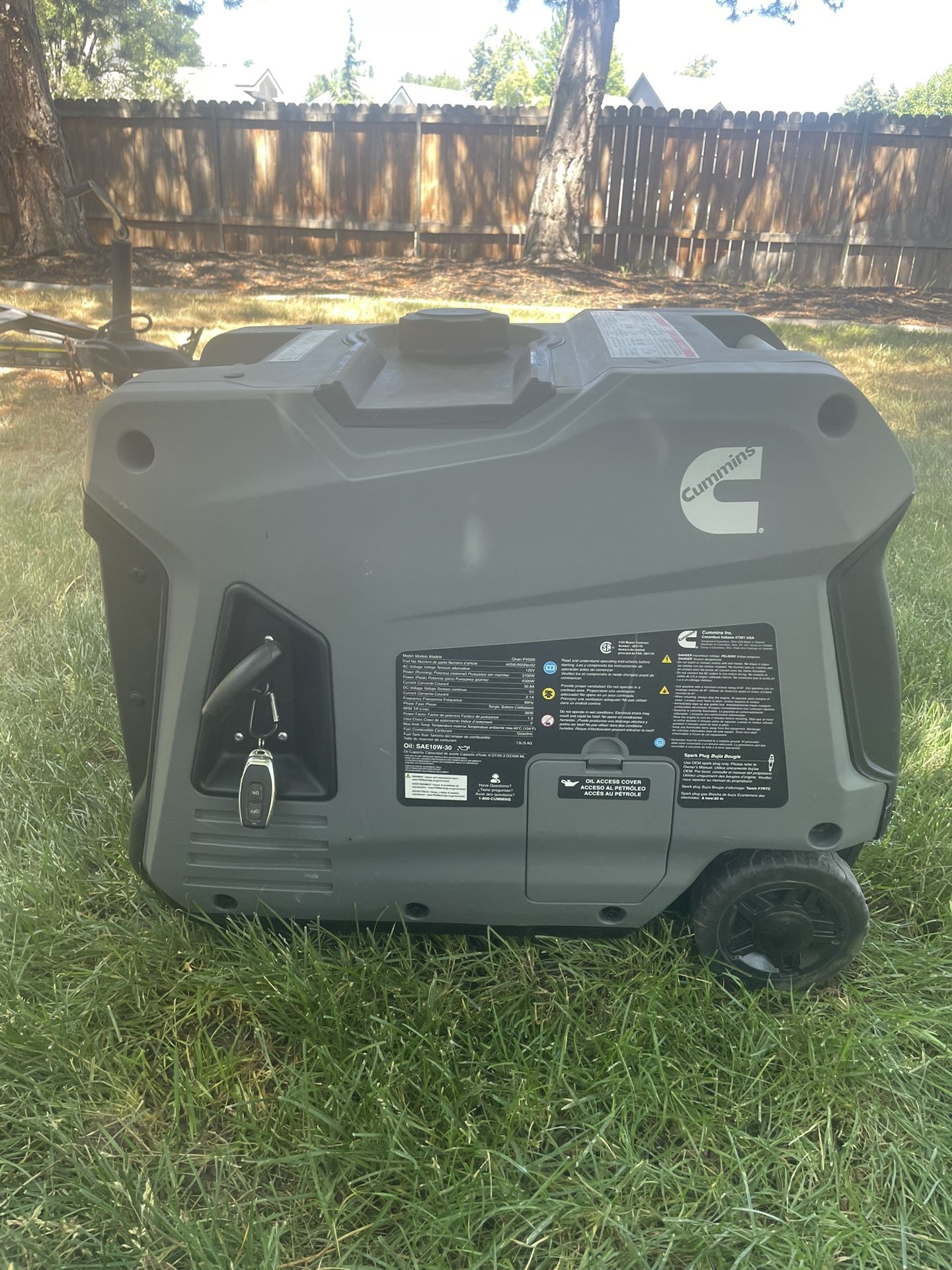 Cummins Onan P4500i Inverter Generator – Clean, Low Hours