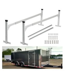 Aluminum Trailer Ladder Rack, 6FT To 9FT Adjustable Trailer Roof Ladder Rack