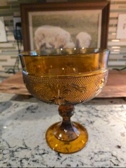 Vintage  Glass Candy Dish