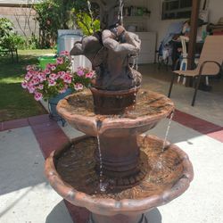 New 4ft Flower Water Fountain 