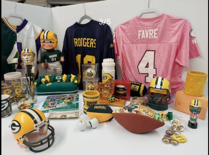 Green Bay Packer Memorabilia Lot