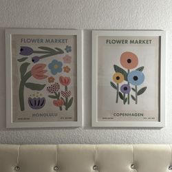 Flower Market Wall Art