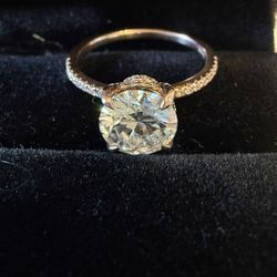1.91 IGI Certified G VVS2 Rose Gold Engagement Ring 