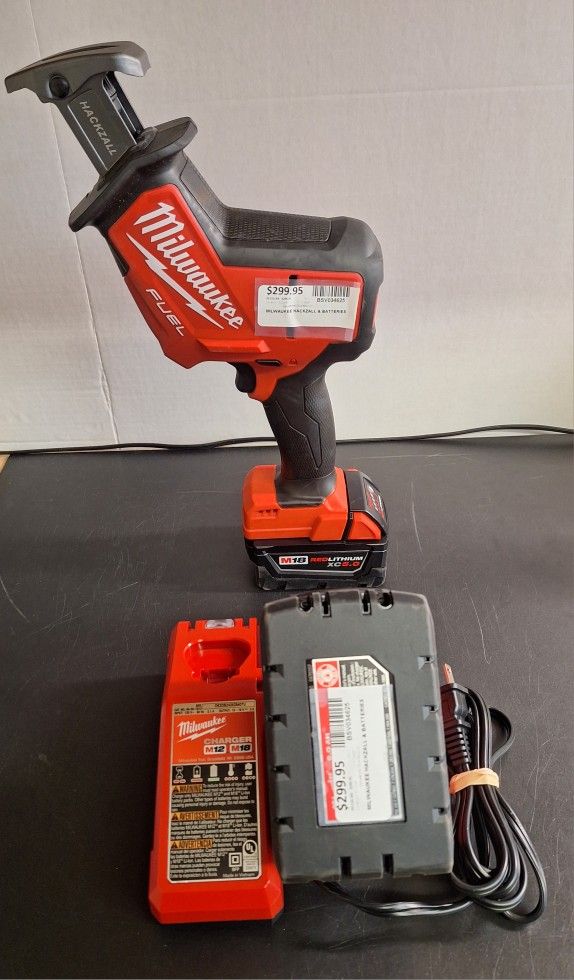 MILWAUKEE HACKZALL & BATTERIES 