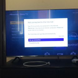 55 Inch Roku Tv . No Remote 