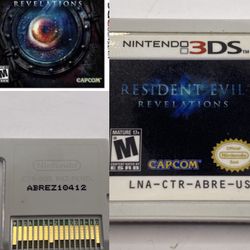 Resident Evil Revelations (Nintendo 3DS, 2012) Video Game Cartridge Only Tested