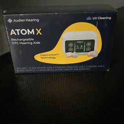 Audien Atom X Hearing Aid Device for Seniors& Adults with Hearing