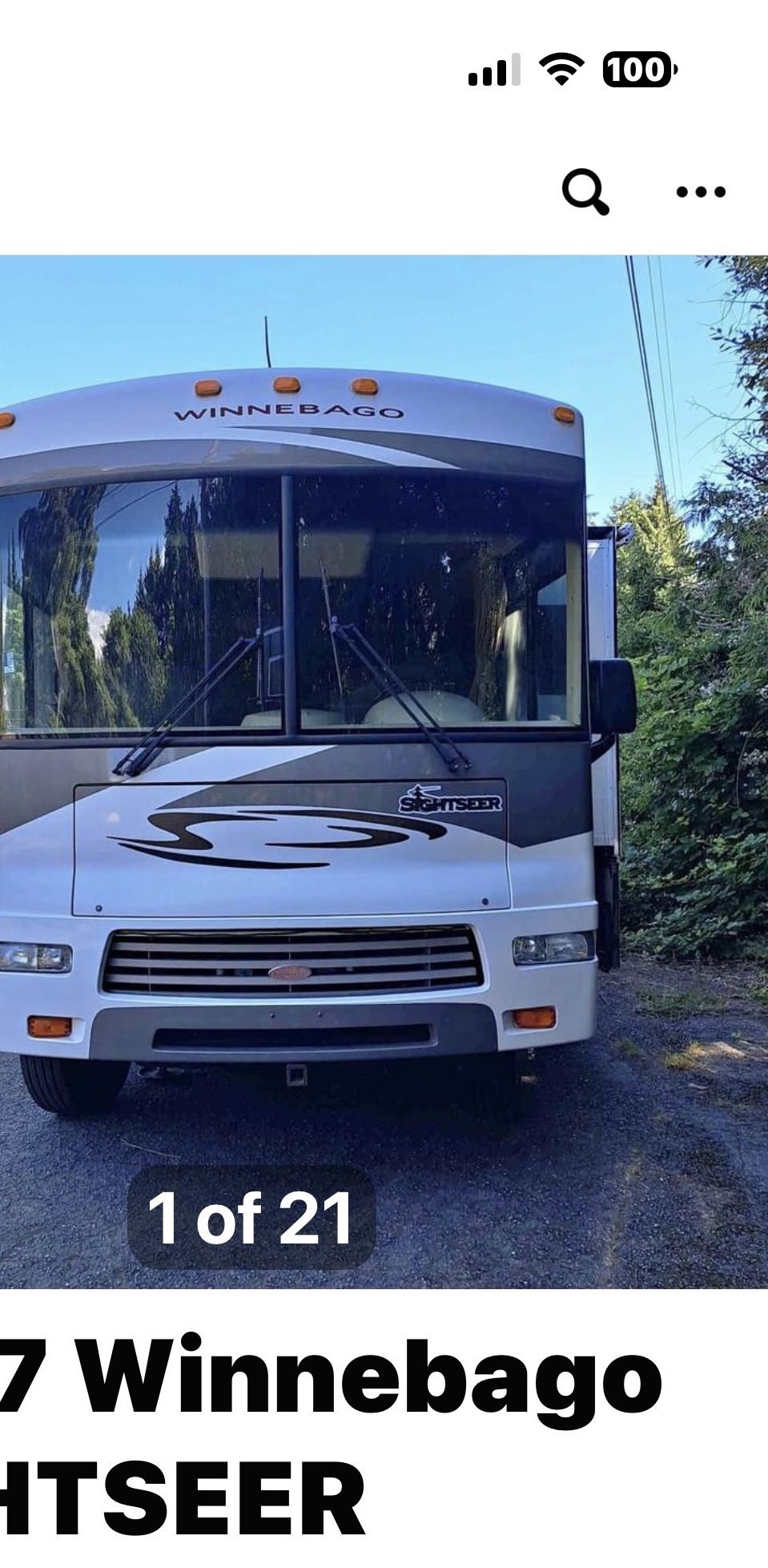 2007 Winnebago Sightseer