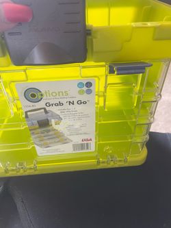 Storage container great for scrapbooking