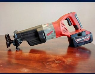 Milwaukee V28 Heavy Duty Sawzall With New 6.0 Ah 28V Battery And Charger.  Works great  