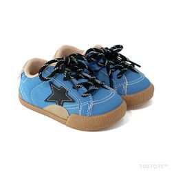 NWT Golden Goose Like Toddler Sneaker BLUE STAR Sz 8.5