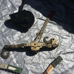 Assorted Winches/ Tie Downs