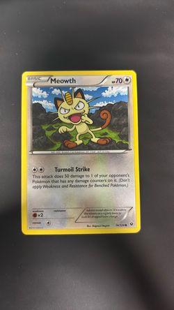 Meowth Pokémon Card 74/124