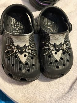 Toddler 9c nightmare before Christmas crocs