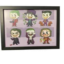 Joker Art With Frame
