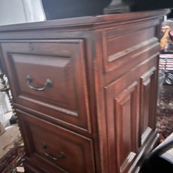 File Cabinet, Cherrywood