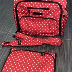Jujube Polka Dot Backpack Diaper Bag