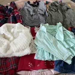 Lot Of Winter 6/9 Month Baby Girl Clothes