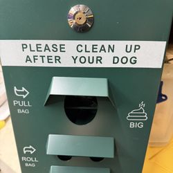 New Heavy Duty  Wall Mounted Dog Bag Dispenser Please Clean Up After Your Dog 