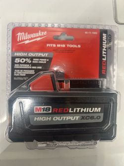 Milwaukee M18 XC6.0 Battery