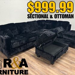 SECTIONAL WITH OTTOMAN 
