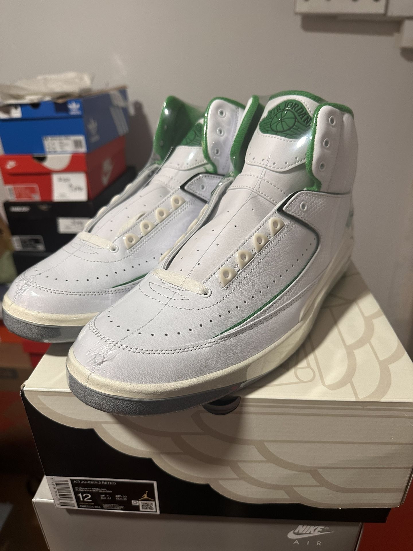Jordan 2 Retro Lucky Greens Size 12 NEW