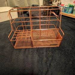 Rose Gold Desk Organizer