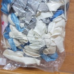 Blue And White Balloon Garland