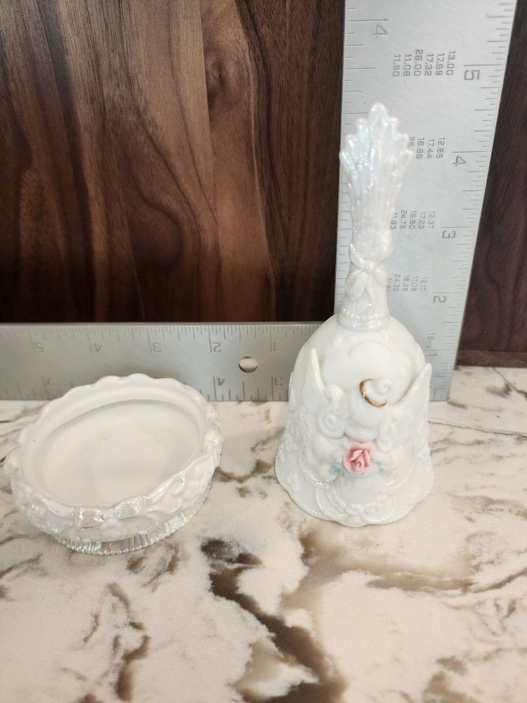 2 Piece Precious Moments. Bell And Bowl