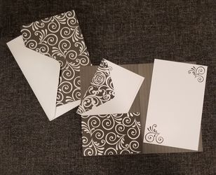 Classy paper Party Invitations