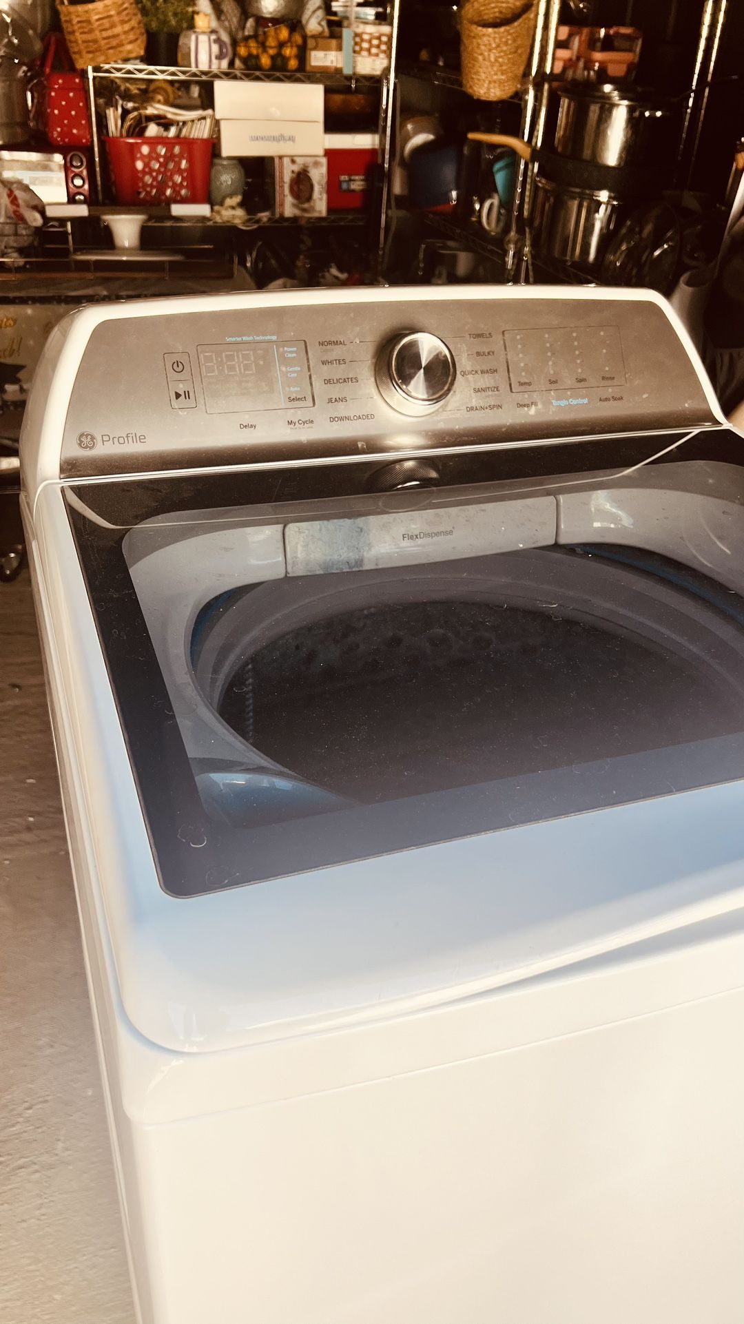 GE Profile top washer