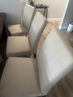 Set of 6 Upholstered Dining Chairs from pottery barn
