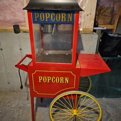 Vintage Style Popcorn Machine 