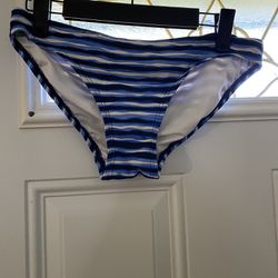 Michael Kors Blue Striped XS Bikini